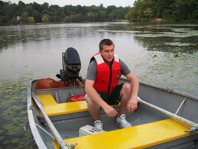 Probationary FF Bryan Okeefe On Lake Mohegan