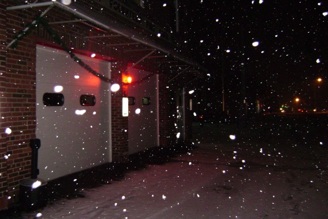 Headquarters During Holiday Season Snowstorm