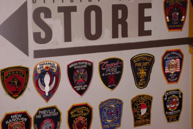 MVFA Patch Displayed Proudly At FDNY Fire Zone Store In NYC