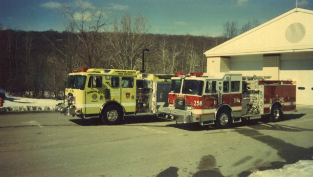 Yorktown Engine 271 & Mohegan Engine 258 (Both Are 2001 KME Engines)