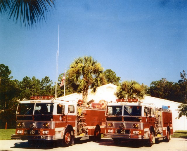 Palm Coast FL Fire Dept Engine 212 & Engine 222; Retired Mohegan Engine 257 & Engine 256

