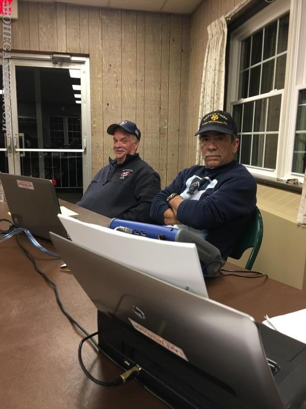 Deputy Chief Mayer (L) and Deputy Chief/Commissioner Hecker During Training in November 2016