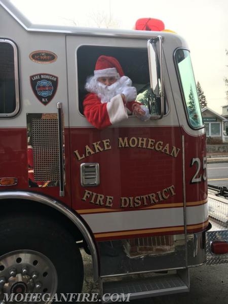 Santa Visited The Area Just Before Christmas 2016