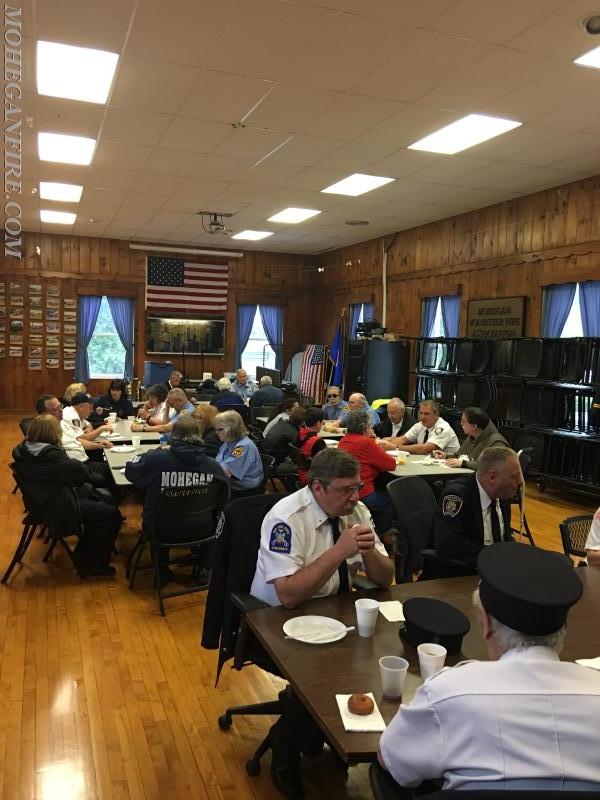 Members Enjoying Breakfast After Memorial Day Services in May 2017