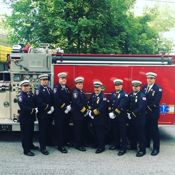 2017 Fire Officers At Yorktown FD Parade on 6/21/17