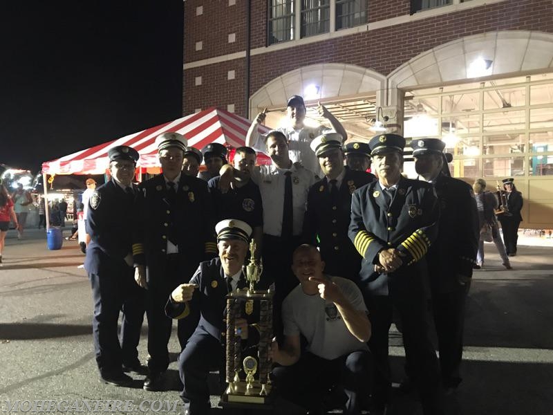 Group Picture After Winning &quot;Best Department Over 31&quot; At Mahopac FD Parade on 7/6/17