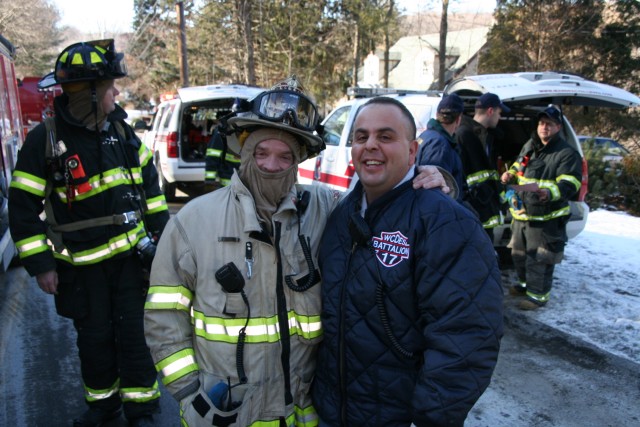 Chief Mayer and Battalion 17 Eric DiBartolo