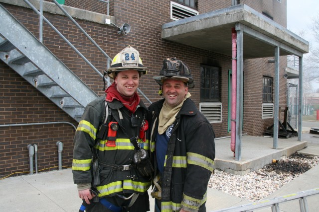 Lt Stretz & Firefighter Anthony Cerrato