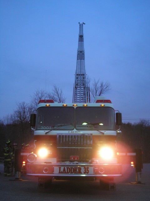 Ladder 35 Ready To Climb Extended 105 feet