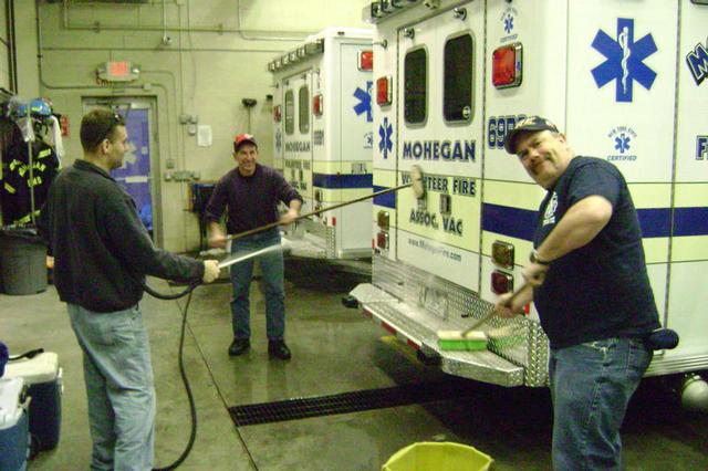 VAC Engineer Paul Lourenco, Fire Deputy Chief George Keesler, And Fire Lt. Chris Gravius Clean 69B2