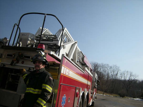 Deputy Chief Hecker Loves Hanging Around The Big Truck