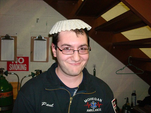 Nice hat Paul, the VAC's latest probie...