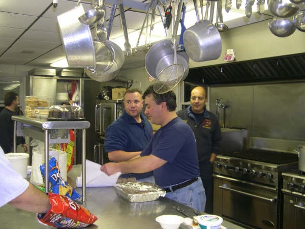 Cooking Dinner During A Firehouse Roster Night 