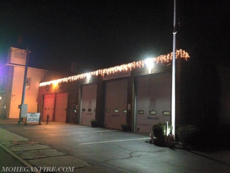 Mohegan FD Headquarters Decorated For The 2015 Holiday Season