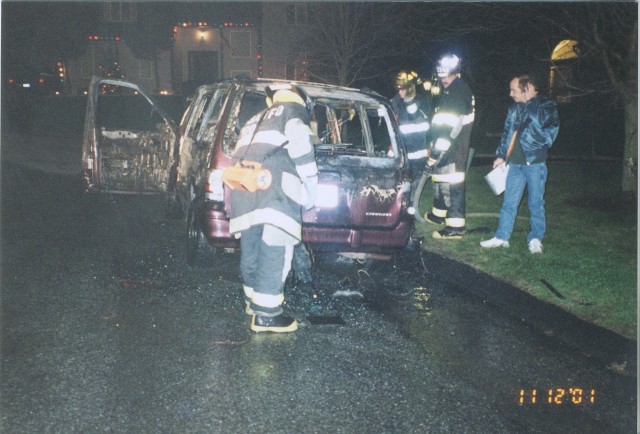 Overhauling a Car Fire in 2001