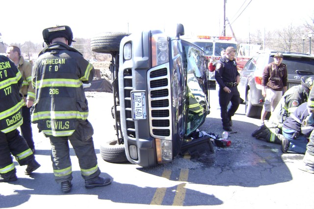 Mohegan Ave at Rt. 6 Rollover On 3/20/09