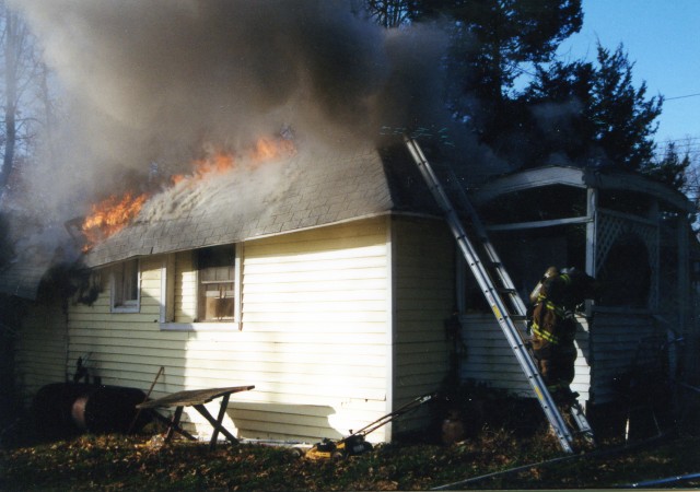 Lake Peekskill Fire on Cherry PL