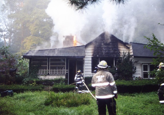 Ettman St Working Fire in Summer, 2004