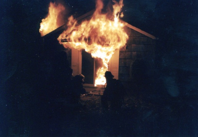 Preparing For Initial Attack At Briar Ln Fire in 1999