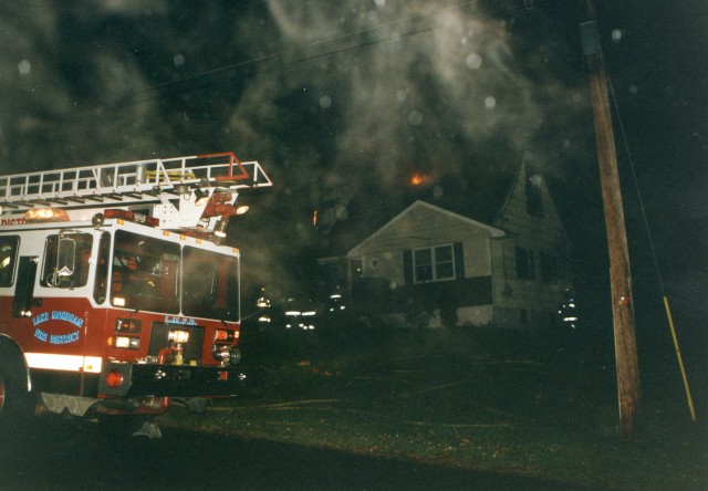 TS-3 at Suncrest Rd Structure Fire In 1995