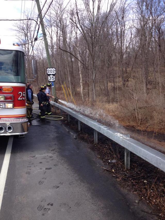 Rt. 202 Brush Fire On 3/26/13