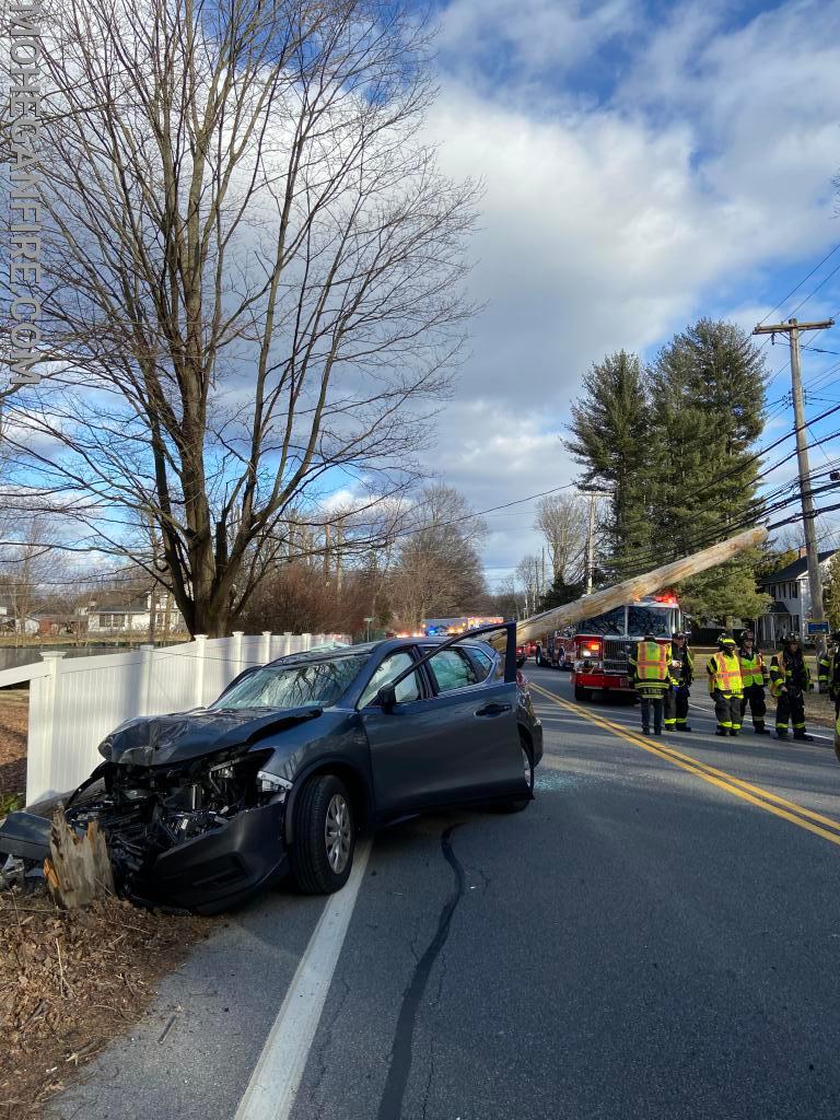 Crompond Rd (Rt 202/35)/Dimond Ave MVA with Guide wire Pole Down Sat 2/29/20 