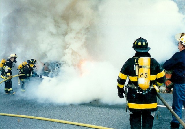 Working At A Car Fire in the 1990's on the Taconic State parkway