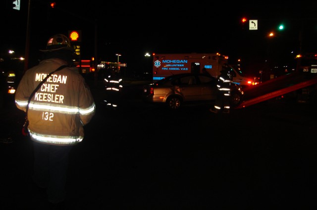 Car 2261 Overseeing An MVA At Rt. 6 And Westbrook Dr