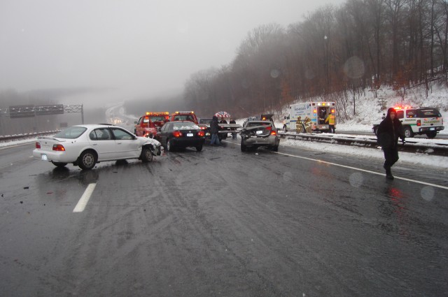 Multi-Car MVA On Taconic Pkwy During Snowstorm In February, 2008