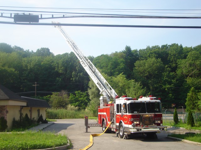 Ladder 10 Standing By At Natural Gas Leak