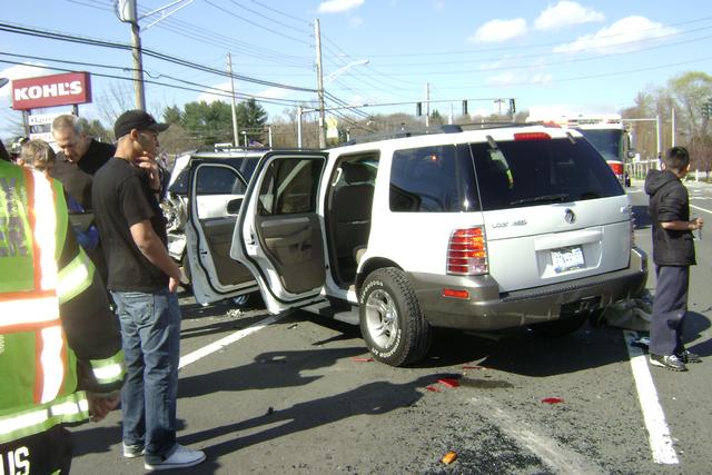 4/17/11 Rt. 6 Accident Involved 3 Cars And 6 Injuries