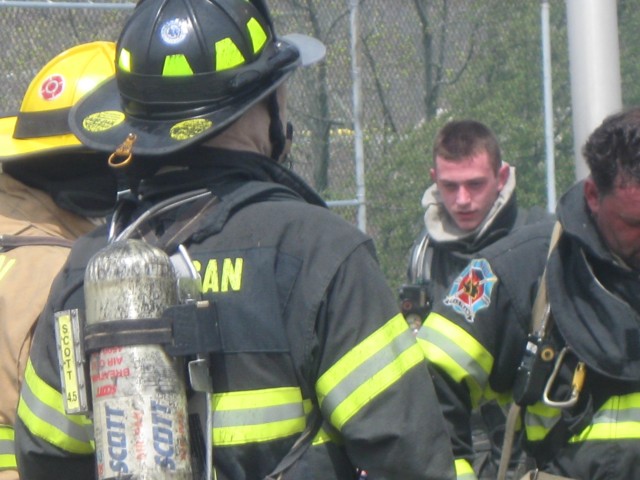 Firefighter Lentini at the WCFTC