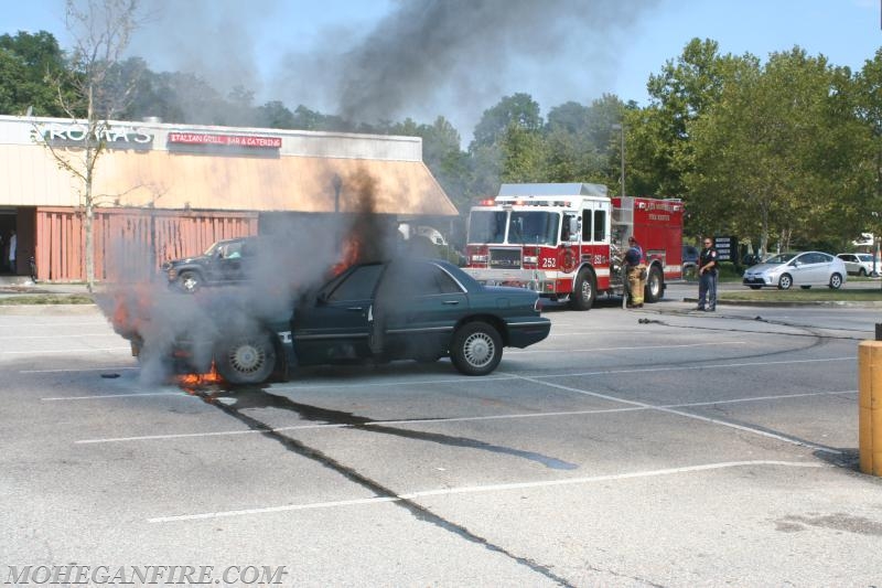 Working Car Fire In Parking Lot Of Cortlandt Town Center 8/15/15