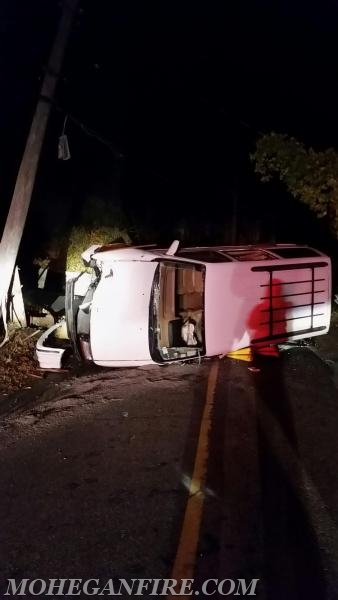 11/5/16: Mohegan Ave Rollover With Extrication