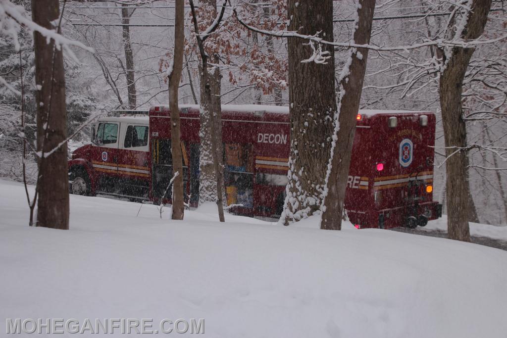 Montrose VA FD Hazmat 3 operating on Kingston Ave 2/22/21