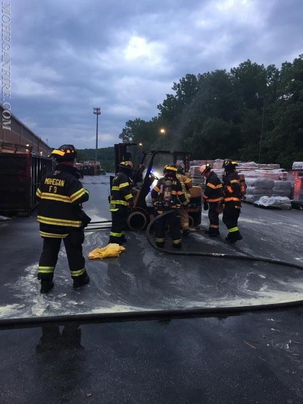 Forklift Fire at The Home Depot in Cortlandt Town Center Rt 6 on 6/4/17