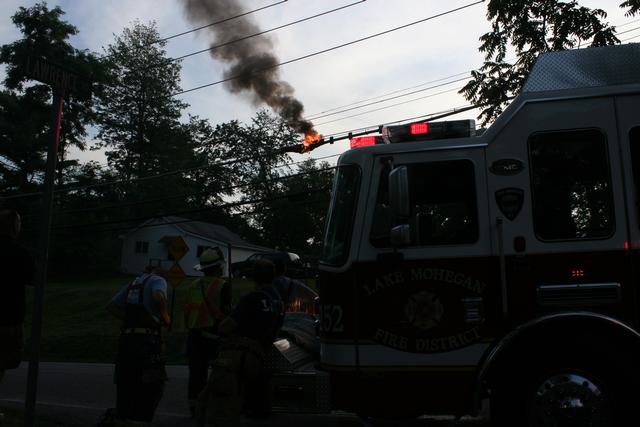 Lexington Ave Transmission Electrical Wires Burning 7/18/13 