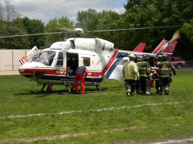 A Patient Being Transported to StAT Flight