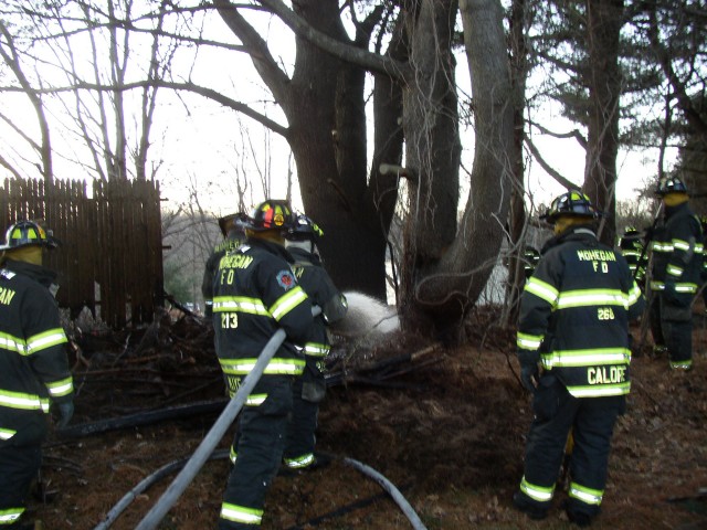 Brush Fire on Laurie Rd