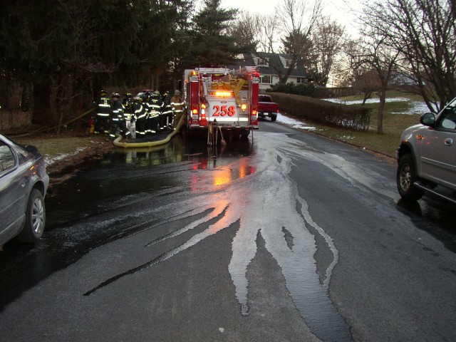 Cleaning Up After Brush Fire on Laurie Rd