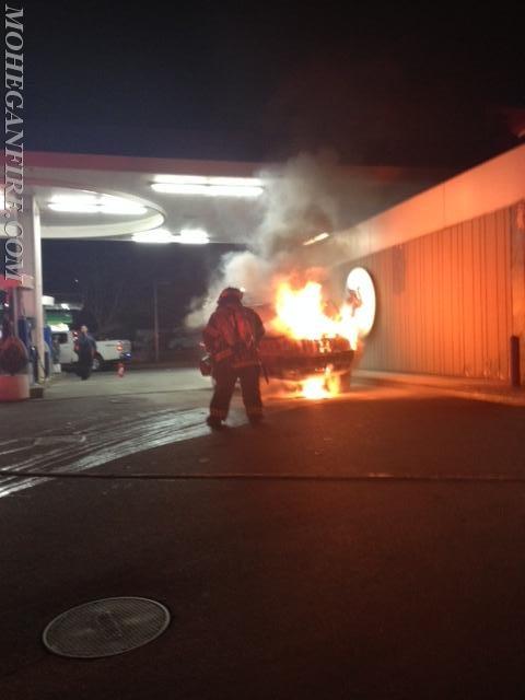 Vehicle Fire At Mobil Station On Rt. 6 On 3/23/14