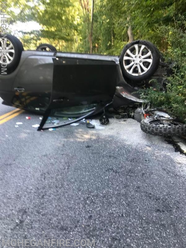 Multiple Vehicle Accident andllover oto Motorcycle on Red Mil Rd on 9/22/19