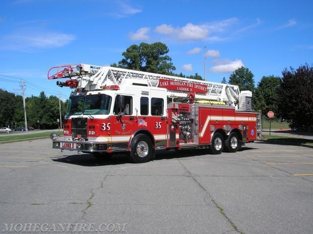  Ladder 35- 2003 Spartan/Smeal05 ft Aerial/ 2000 GPM/500 Gal.