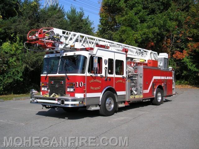 Ladder 10- 1996 Spartan/Smeal 75 ft Aerial/2000 GPM/300 Gal.