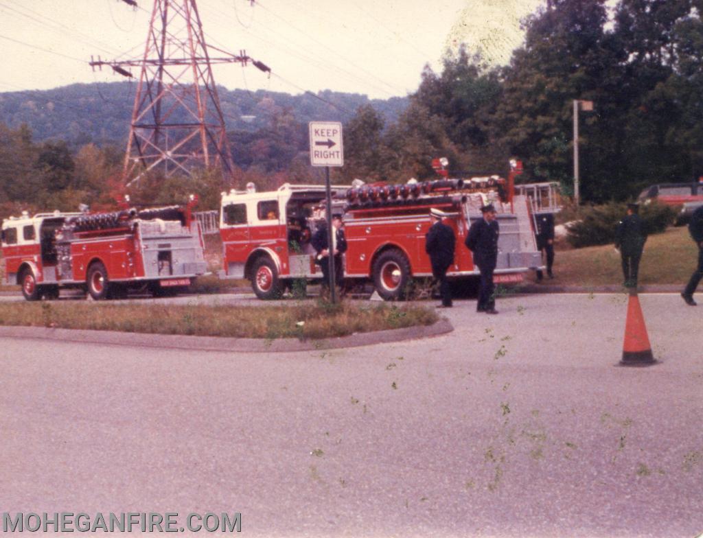 Getting ready for a Chief's inspection at the Jefferson Valley Fire Station on Lee Blvd