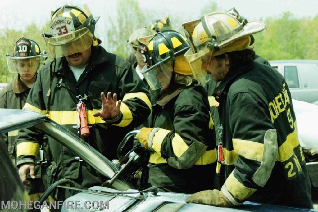 Extrication at the Probie class in 1996