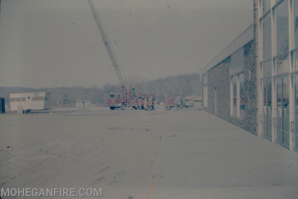 A mutual aid drill at the former Baldwin Place shopping center now Somers Commons on Route 6. Mahopac, Yorktown and Somers were also at the drill with Mohegan Members
