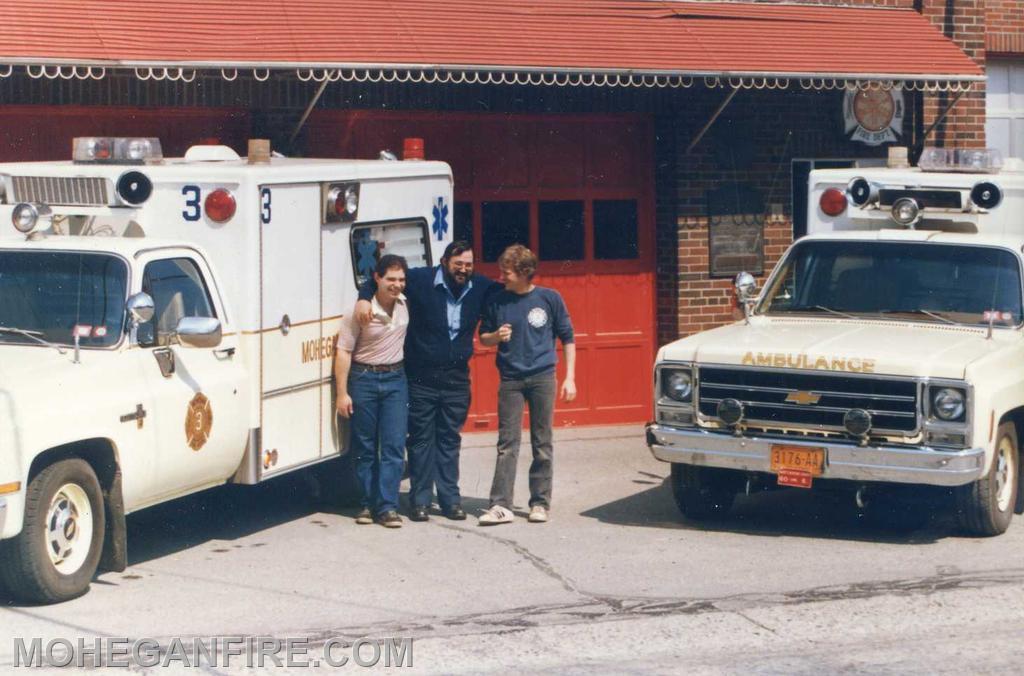 Former Ambulances 3 & 6 both Chevy/Swab ambulances. Photo by Joe Ellman 