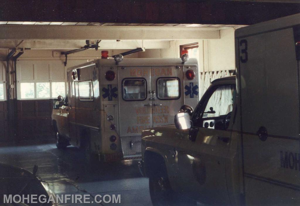 Former Ambulance 3 & 6 in the old section of Headquarters now  home to Rescue 32. Photo by Joe Ellman 