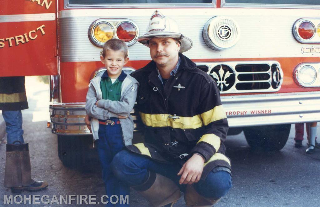 Then Lt Wolert now Deputy Chief at fire prevention. Photo by Joe Ellman